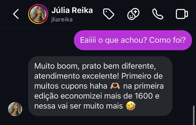 Depoimento de Júlia Reika — Joinville em Dobro