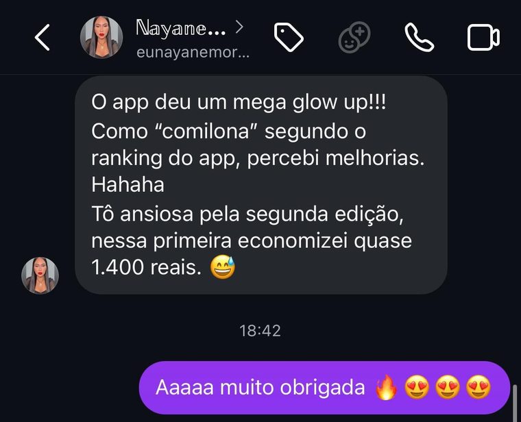Depoimento de Nayane — Joinville em Dobro